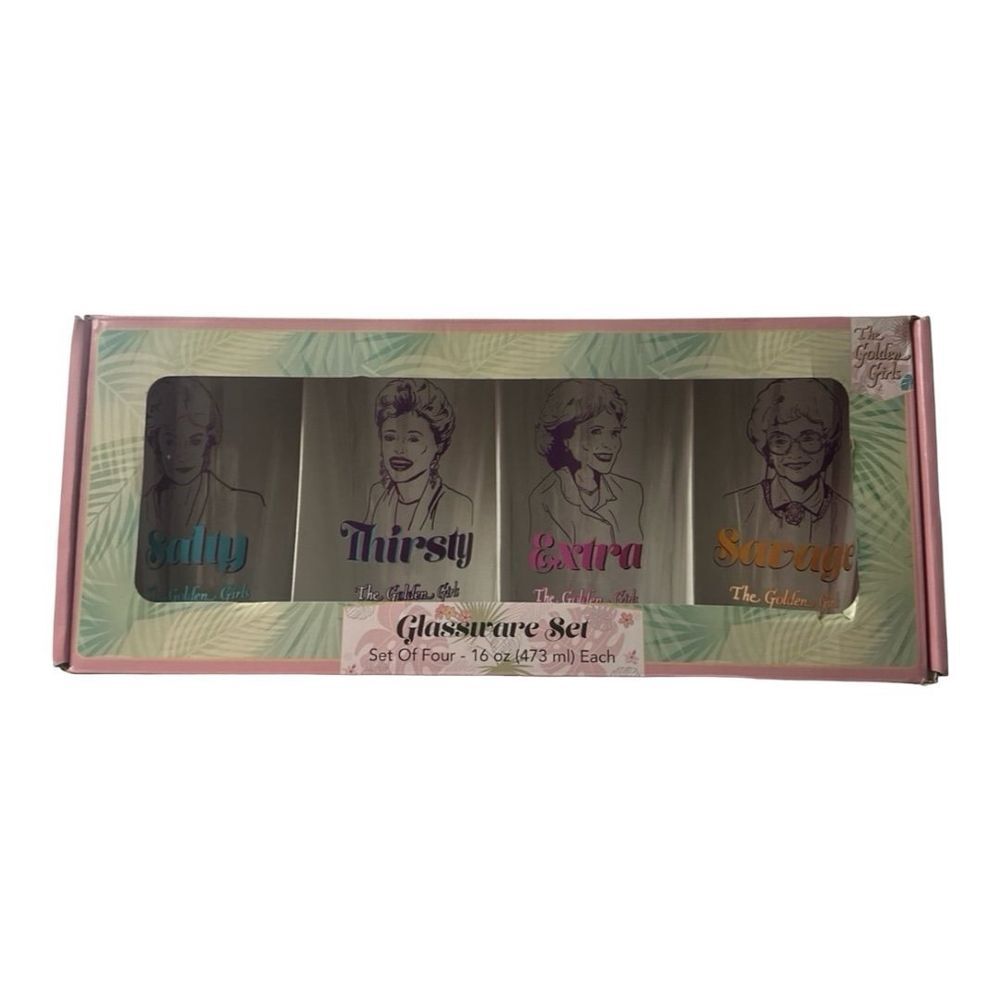 The Golden‎ Girls Glassware Set
